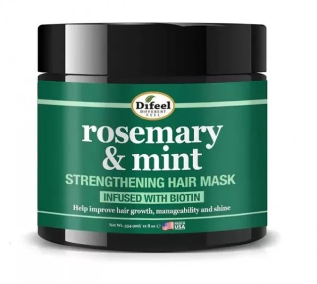 DIFEEL: ROSEMARY MINT STRENGTHENING HAIR MASK 12OZ SH12-RMT12