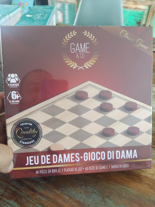 JEU DE DAMES BOIS