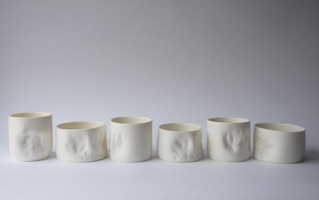 Verre  blanc "Eclosion"