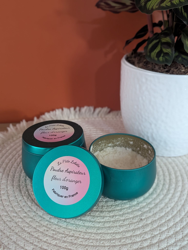 Poudre aspirateur fleur d'oranger