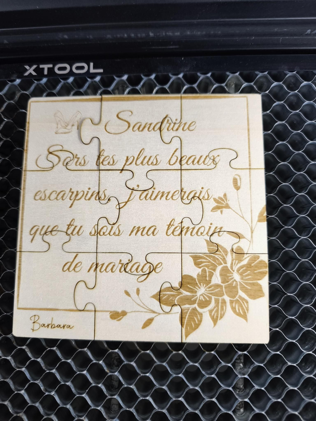 Puzzle demande témoin 