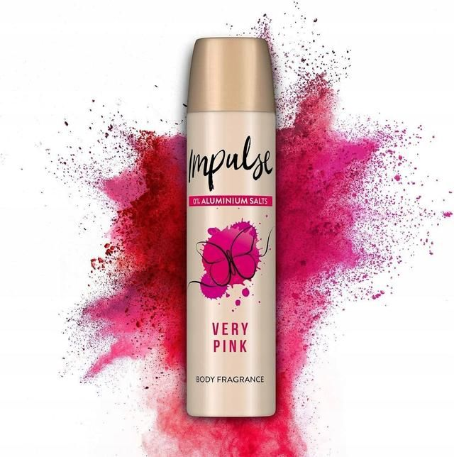Impulse Very Pink Body Spray Deodorant Fragrance 75ml