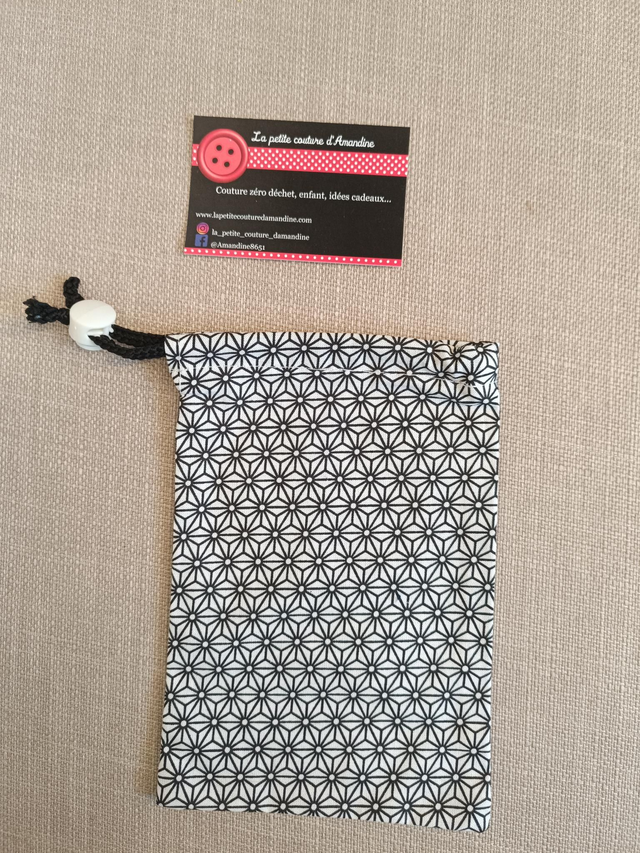 Sac à vrac noir et blanc 