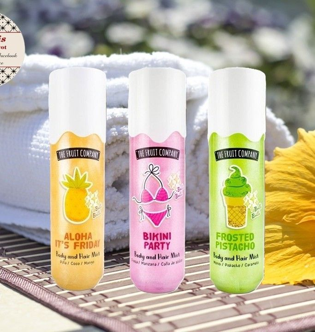 The Fruit Company " Brumes scintillantes corps et cheveux "