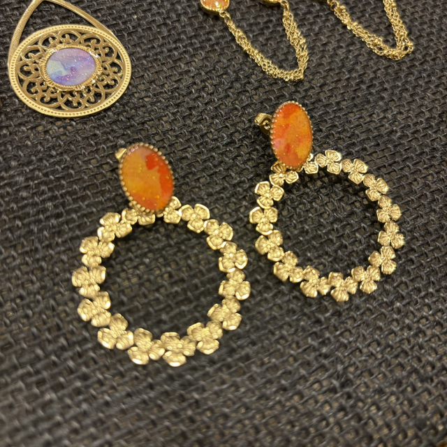 Boucles d’oreilles La valse des fleurs