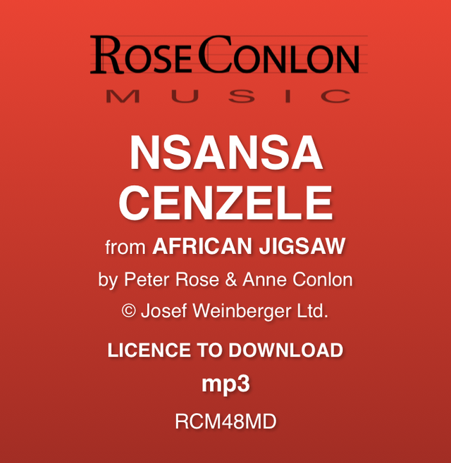 NSANSA CENZELE  (from African Jigsaw by Peter Rose &amp; Anne Conlon)