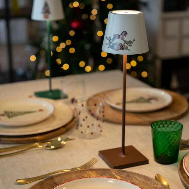 Zafferano Poldina Abat jour métallique Christmas