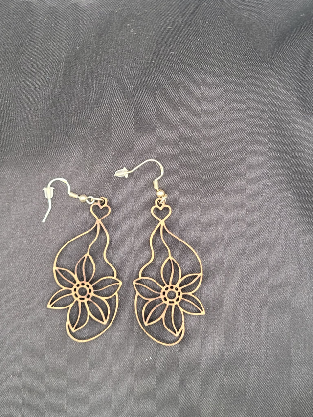 Boucles d'Oreilles Fleure