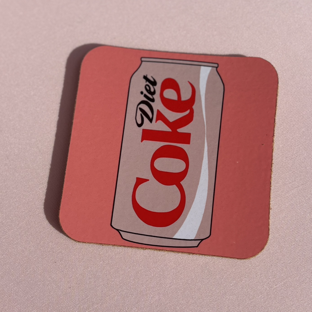 Diet Coke Coaster - Perfect for Diet Coke Lovers