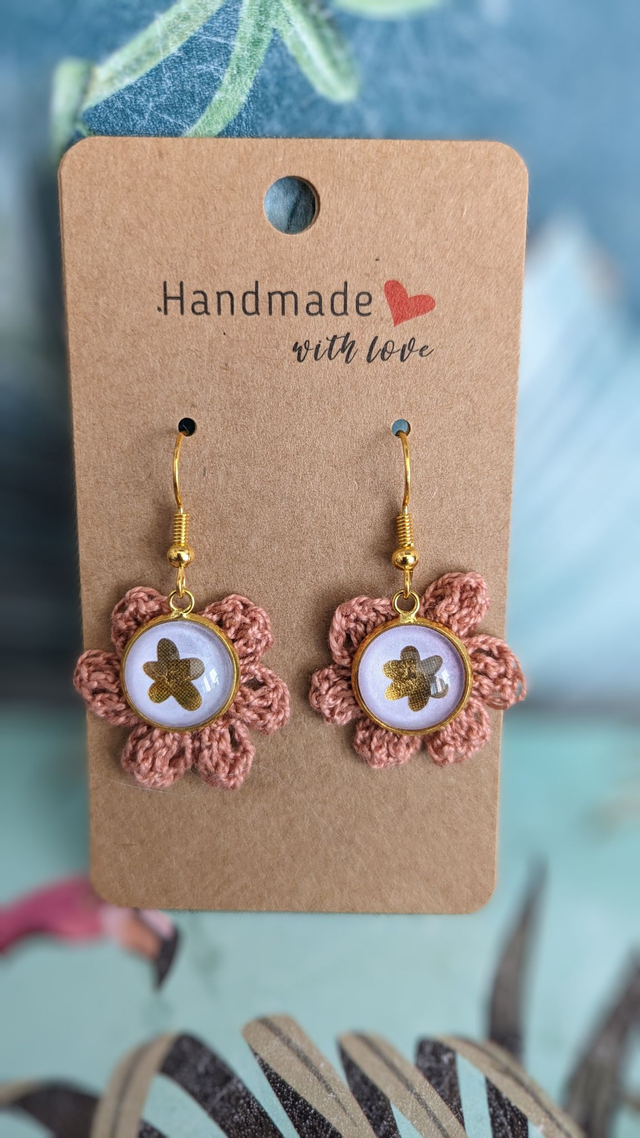 Boucles d&#039;oreilles crochet acier