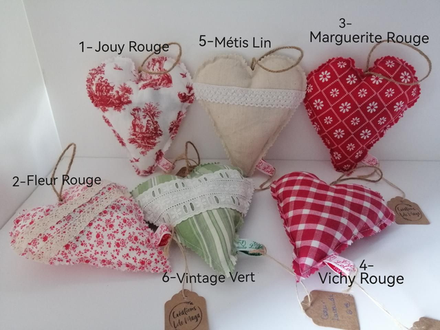 Coeur lavande (à suspendre) 