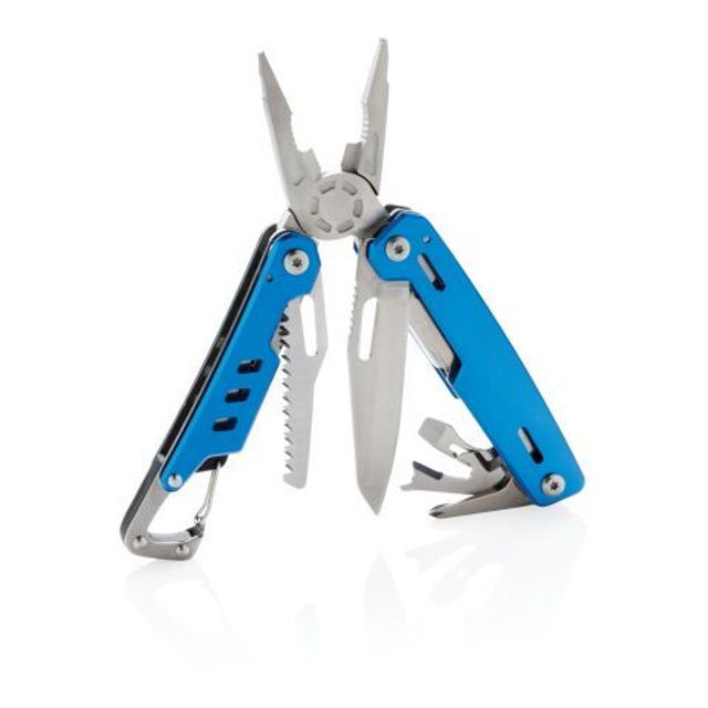 Solid multitool with carabiner