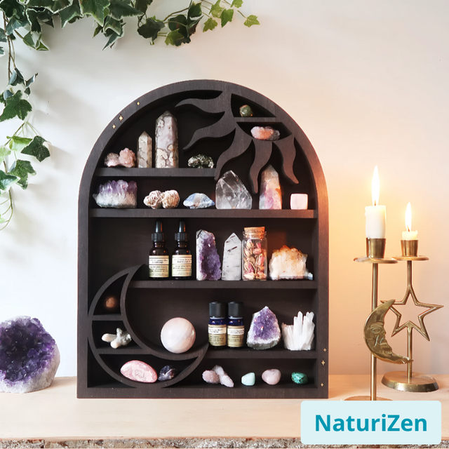 Présentoir Éclipse – Harmonie entre Lune et Soleil