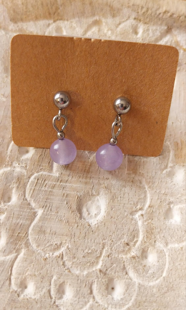 Boucles en Jade 