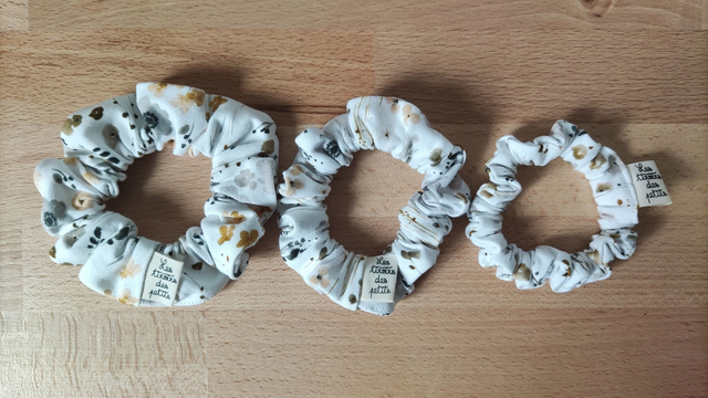 Chouchou Pétales Dorés