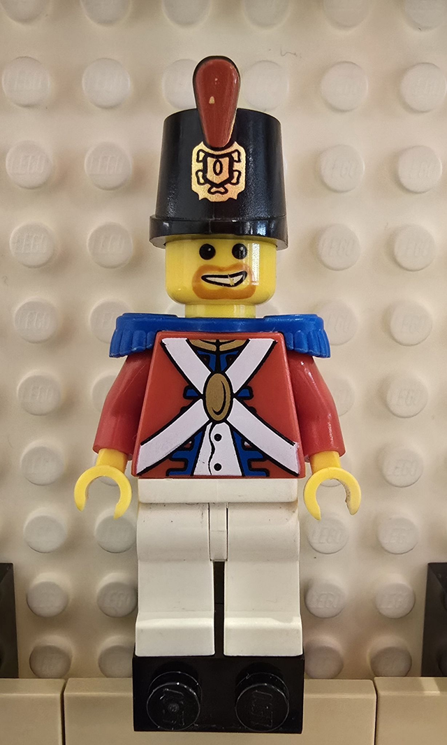 LEGO pi098 Kaiserlicher Soldat mit blauen Epauletten Minifigur