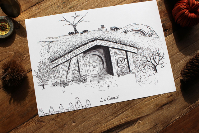 La Comté - carte postale