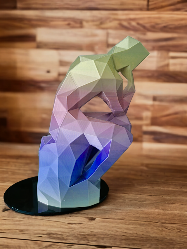 Penseur - Low-Poly
