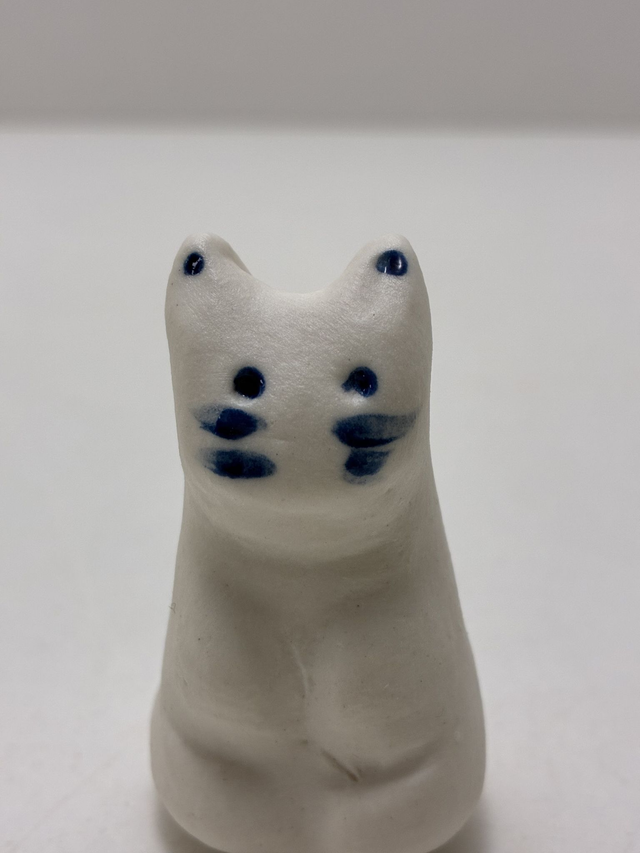 Zen Cat - Handmade Porcelain 
