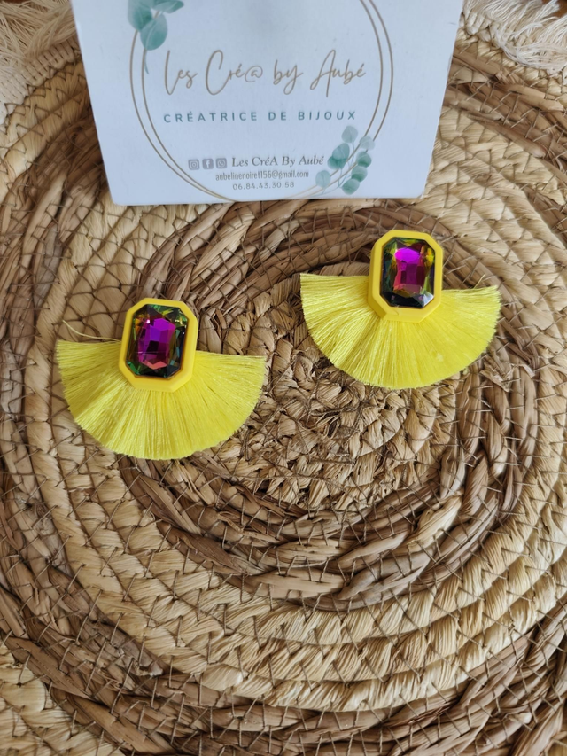 BO MINI BOHEME DIAM'S JAUNE FLUO 0000068