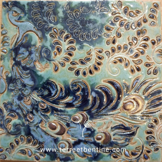 COLLECTION : "plumes de paon" 🦚 - Pièce UNIQUE 