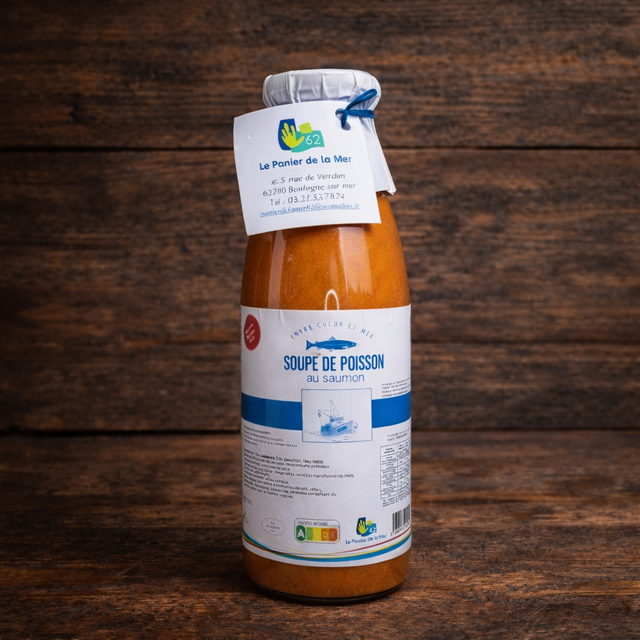 Soupe de poisson au saumon