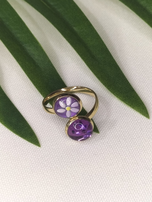 Bague violette