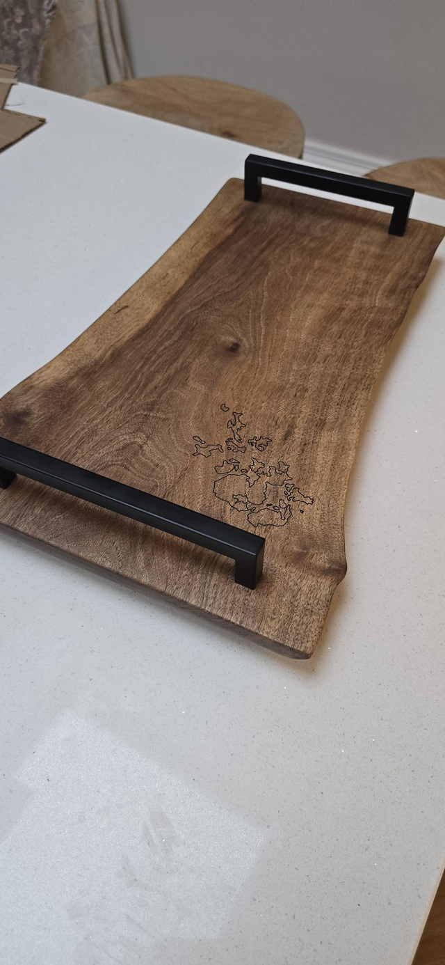 American Walnut serving board.