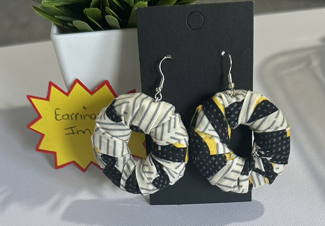 Mixed Dangling Fabric Earrings-MFE30