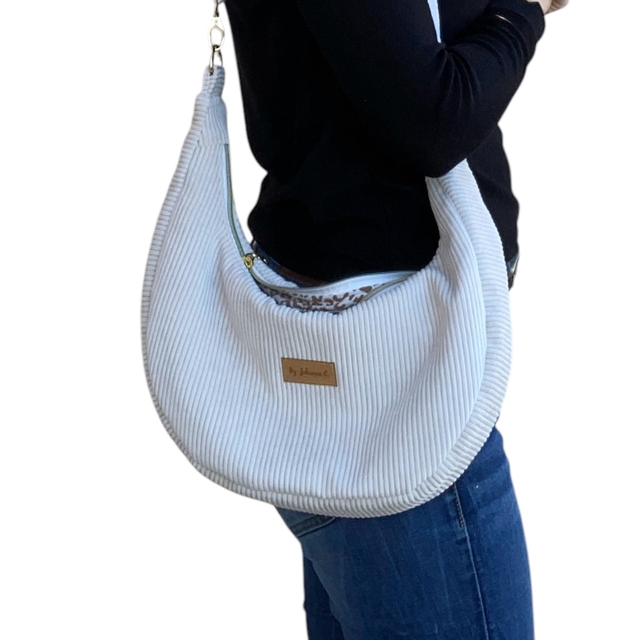 CURVE BAG VELLUTO Beige 
