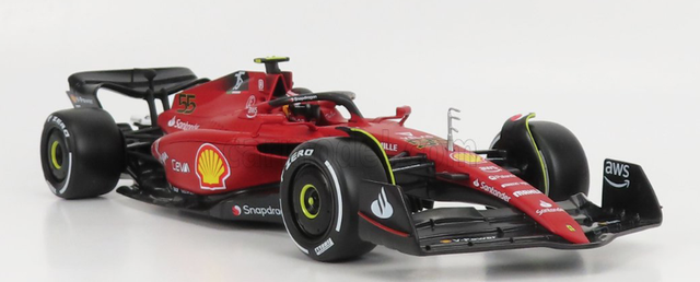 Ferrari F1-75 C. Sainz 2022 Bburago 1:18