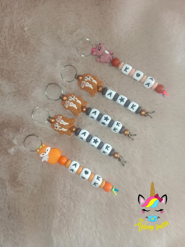 5 Porte clés 1 branche