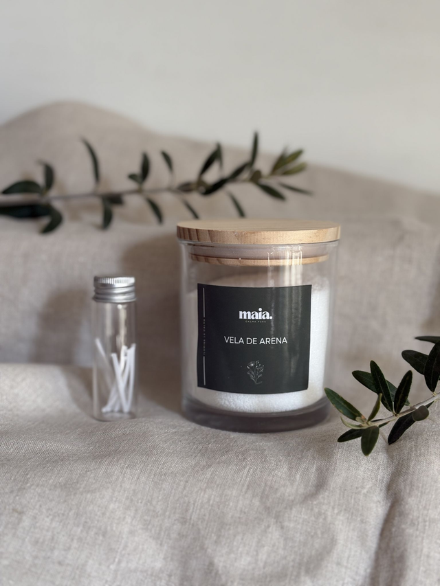 Frasco vela arena clásico