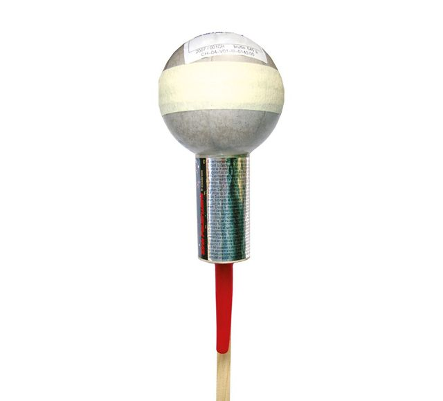 Kugelrakete Blinker Weiss