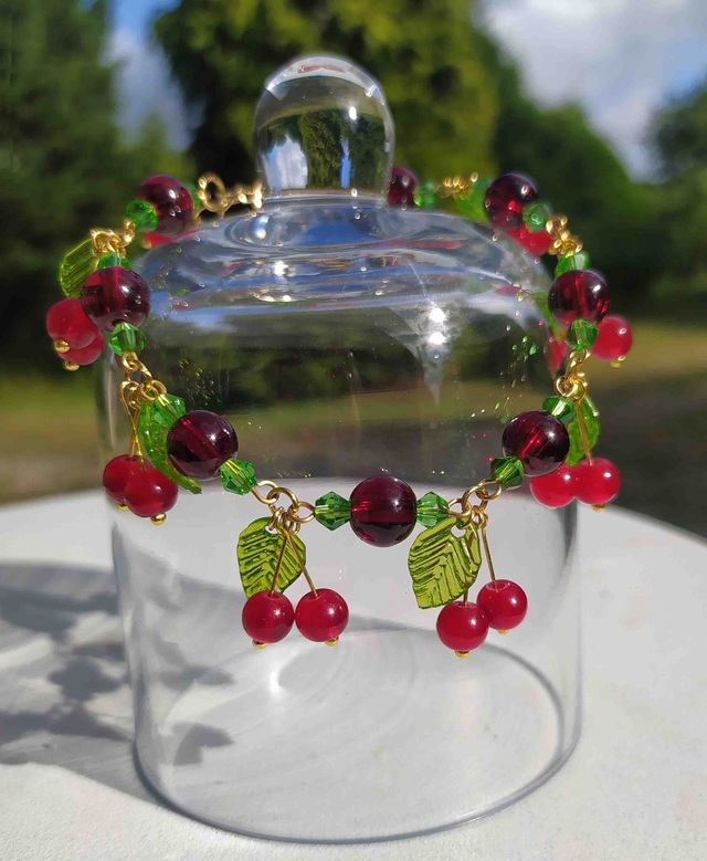Bracelet &quot;Cerises&quot; - 53