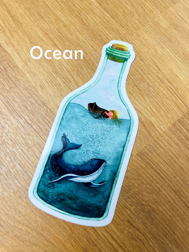 Life in a Bottle - Vinyl Stickers Packs