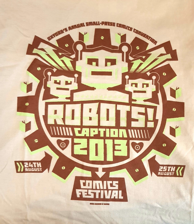 2013 "Robots Caption" Vintage Tshirt