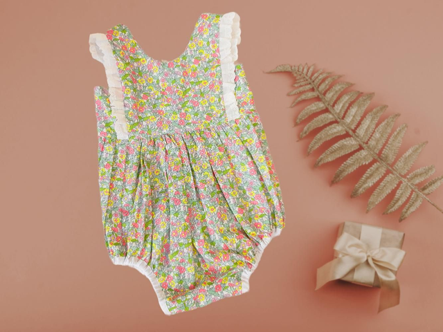 Barboteuse en Liberty