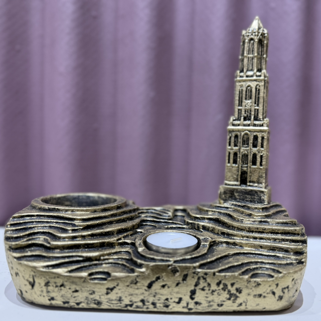 Domtoren (18 cm) Waxine - Plant (Goud)