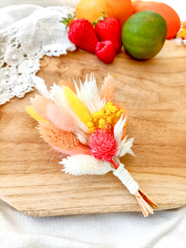 Boutonnière Sucres et Soleil