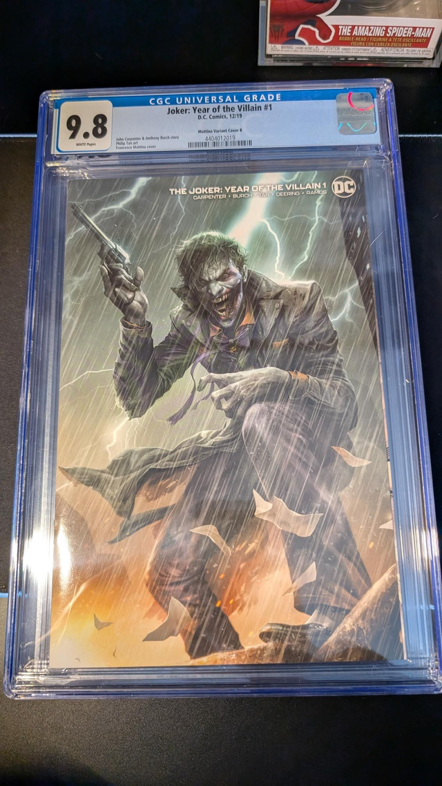 CGC Graded Comic 9.8 DC Joker Year of the Villain #1 Mattina Variant Cover B
