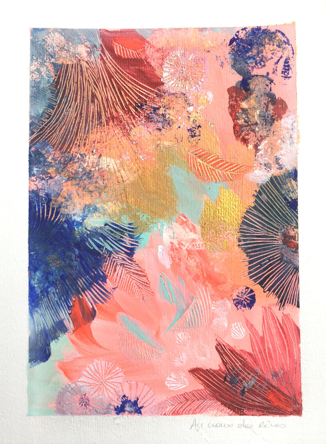 Au creux des rêves- Peinture originale 