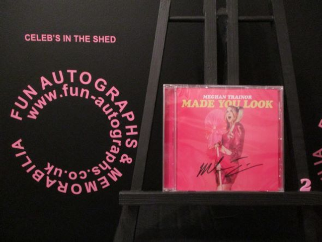 Meghan Trainor - 'Made You Look' Authentic Autographed Single Cover (2)