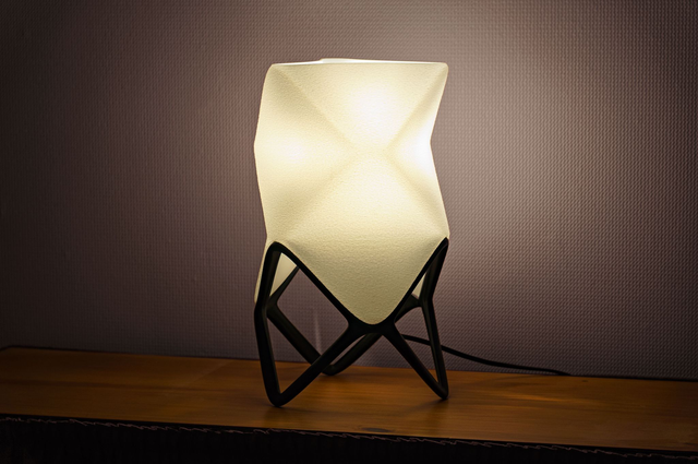 Lampe Origami, en lampe de table ou de chevet