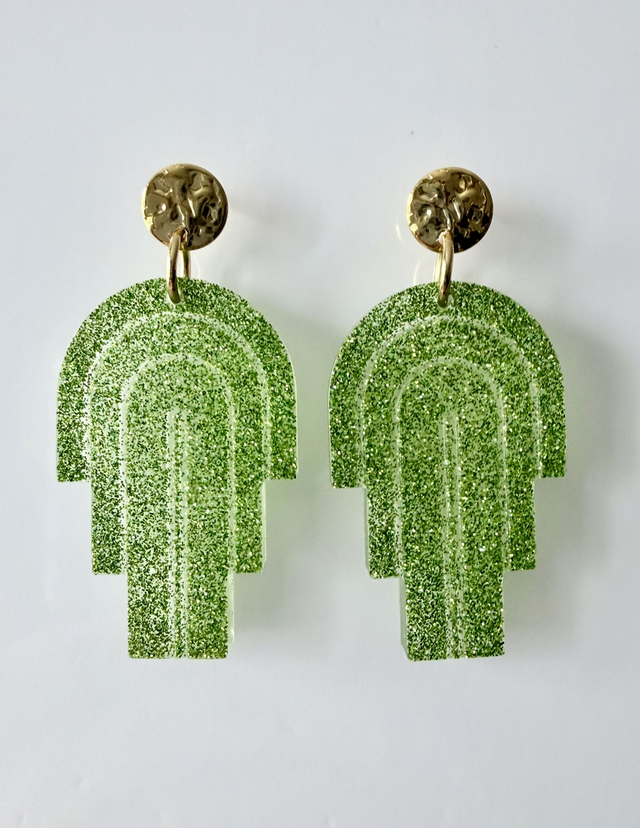 MIAMI vert à paillettes