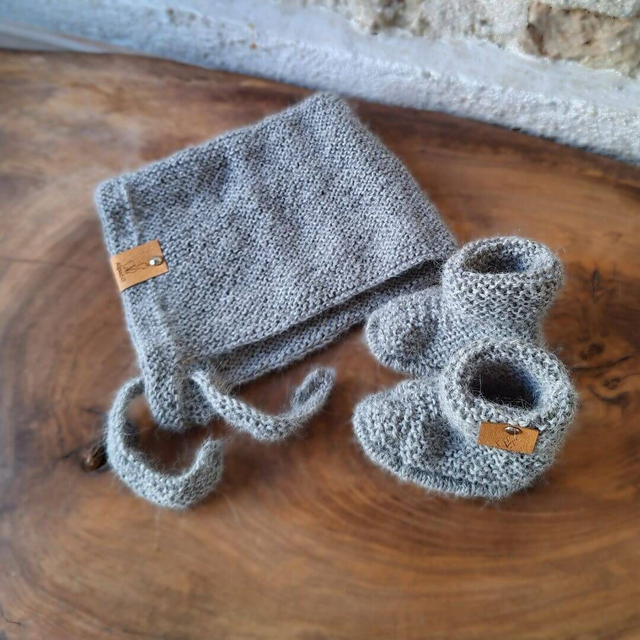 Béguin gris chiné - collection héritage