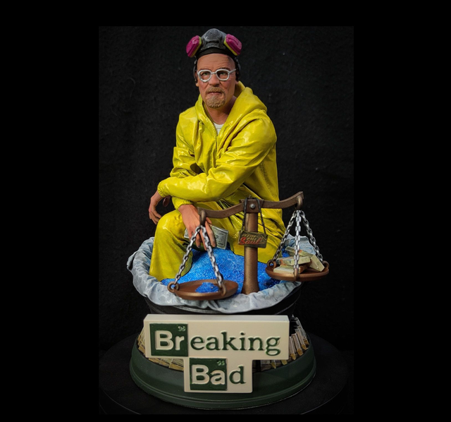 BREAKING BAD Peint 1/10e. VENDU [dispo à la commande]