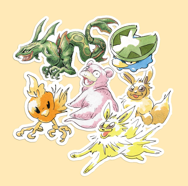 Pokemon stickers Batch 2