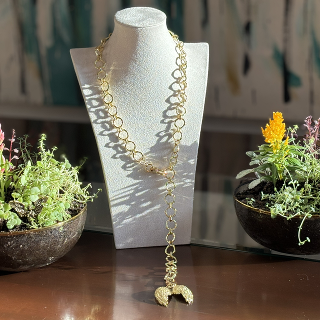 Collar de Alas - Enchape de Oro