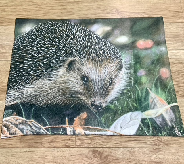 Tea towel - 40 x 60cm with Hedgehog design
